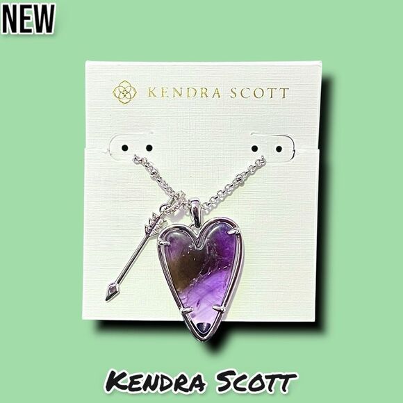 Kendra Scott Jewelry - New Kendra Scott Ansley Heart Long Pendant Necklace (Sold Out)